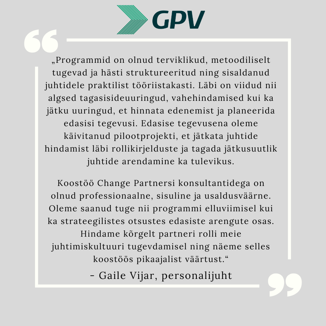 GPV tagasiside